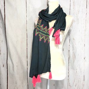 BALI QUEEN GRAY SCARF NEW